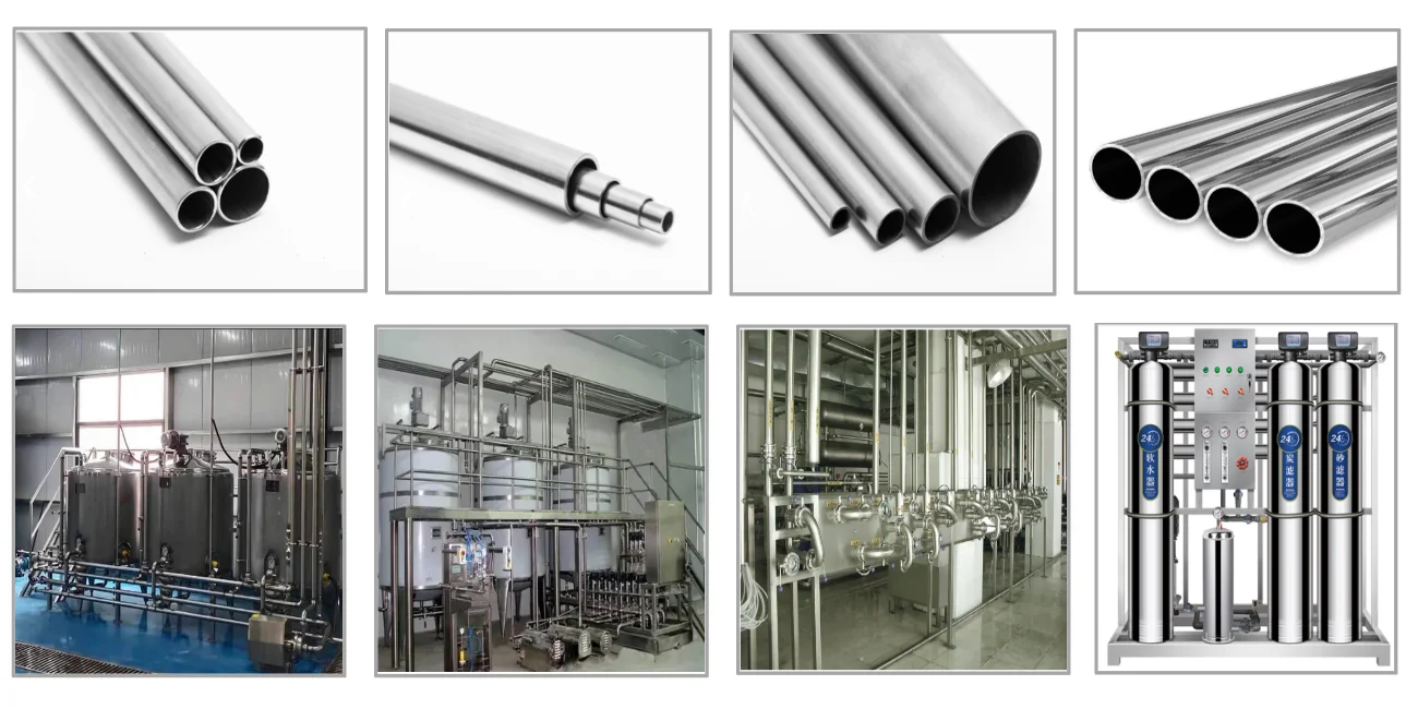 Stainless Steel Fluid Transfer Pipe application