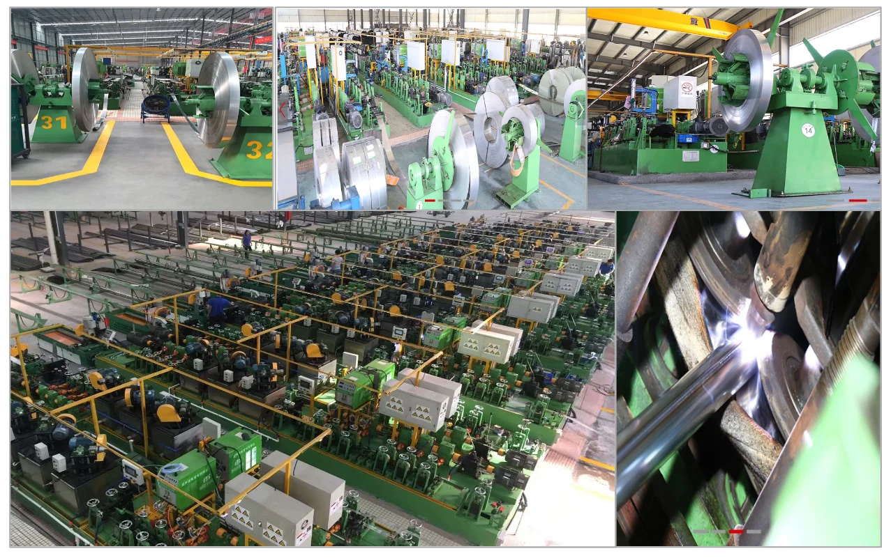Welded Stainless Steel Heat Exchanger Tube workshop