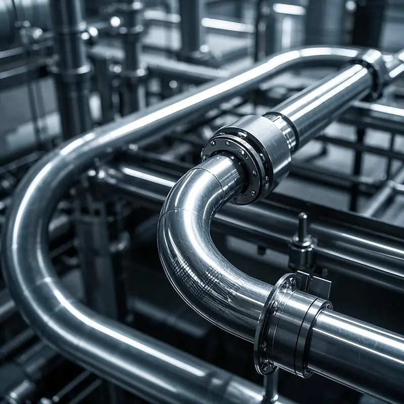 ဓာတုဗေဒလုပ်ဆောင်မှုအတွက် Stainless Steel Tube